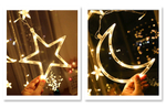 Гирлянда занавес Месяц и звезда 6х6