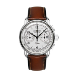 ZEPPELIN Hundred Years Collection Quartz Movement Men"s Watches Wrist Watches White Dial Stainless Steel Case 8676 1