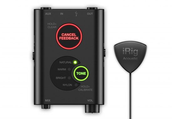 iRig-Acoustic-Stage Микрофон для акустической гитары, IK Multimedia