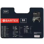 Набор слесарных инструментов Bartex, Промо, 1/2", 1/4", сталь, кейс, 94 пр