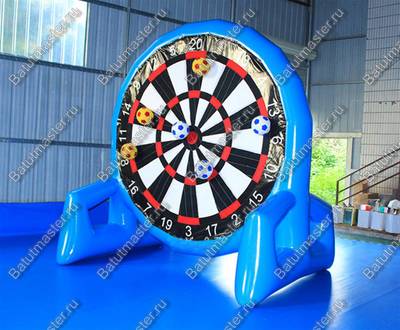 Надувной герметичный дартс «XL» диаметр 4,5 м, размер 4,5×1,5×4,5 м