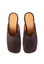 Мюли // Gloria // Chocolate // Suede