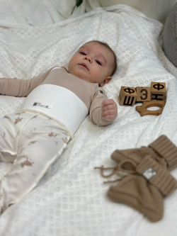 Пинетки вязаные Орех RinaAmari