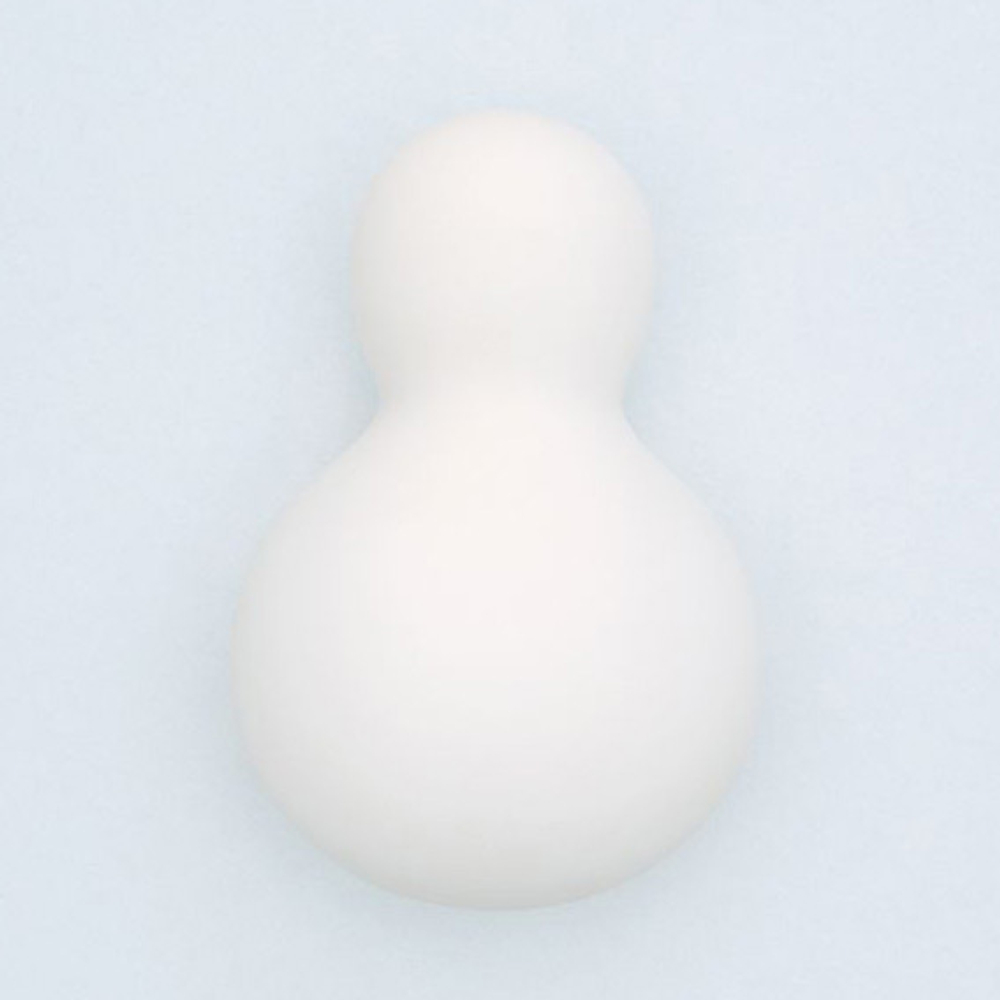 Белый вибратор 8,5см Tenga Iroha Yukidaruma IHM-21