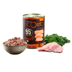 Core консервы для собак с индейкой и капустой (паштет) 400 г банка (95%)