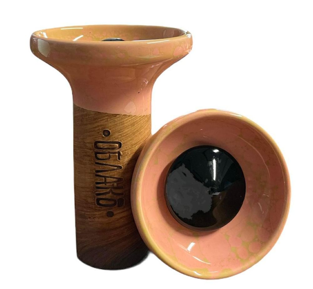 Cybuch Oblako Flow - Black on Pink/Light Green Marble