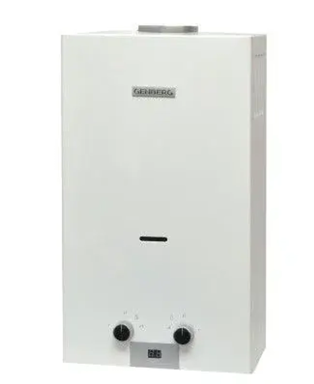 Газовая колонка GENBERG 110.01 Стандарт 10л. Белая