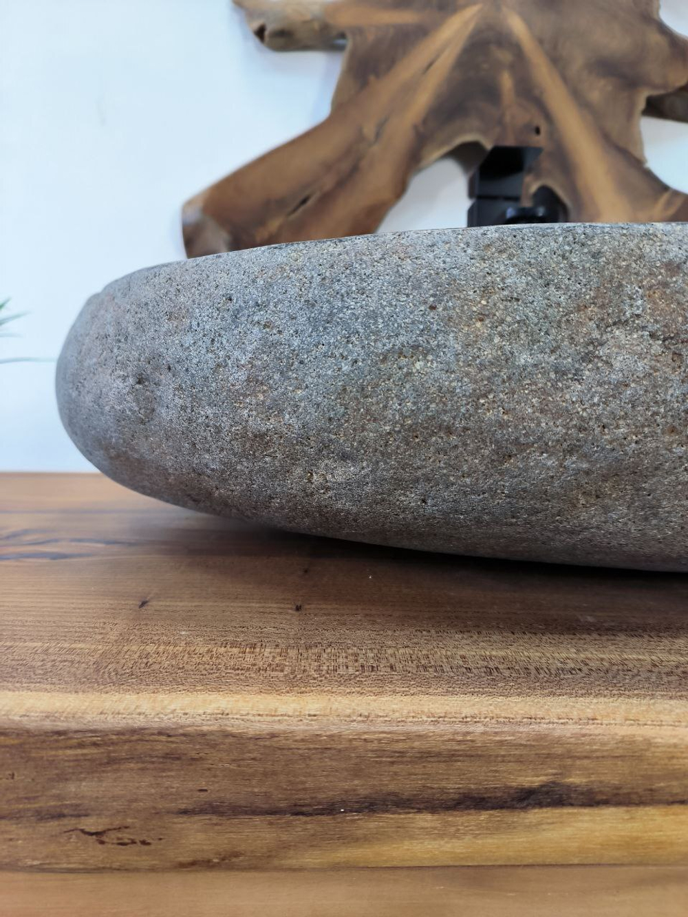 Раковина из речного камня RS-65895 65х40х15 из натурального камня