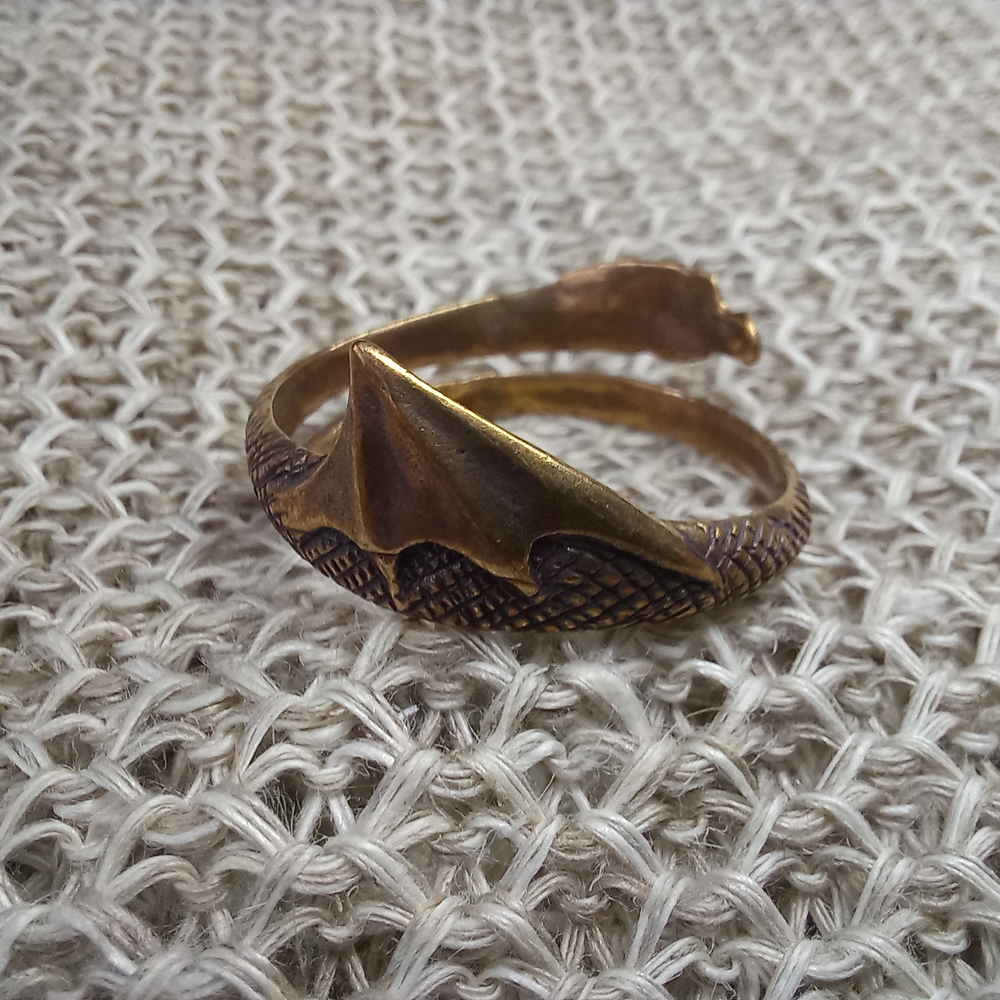 Кольцо. Дракон скрученный