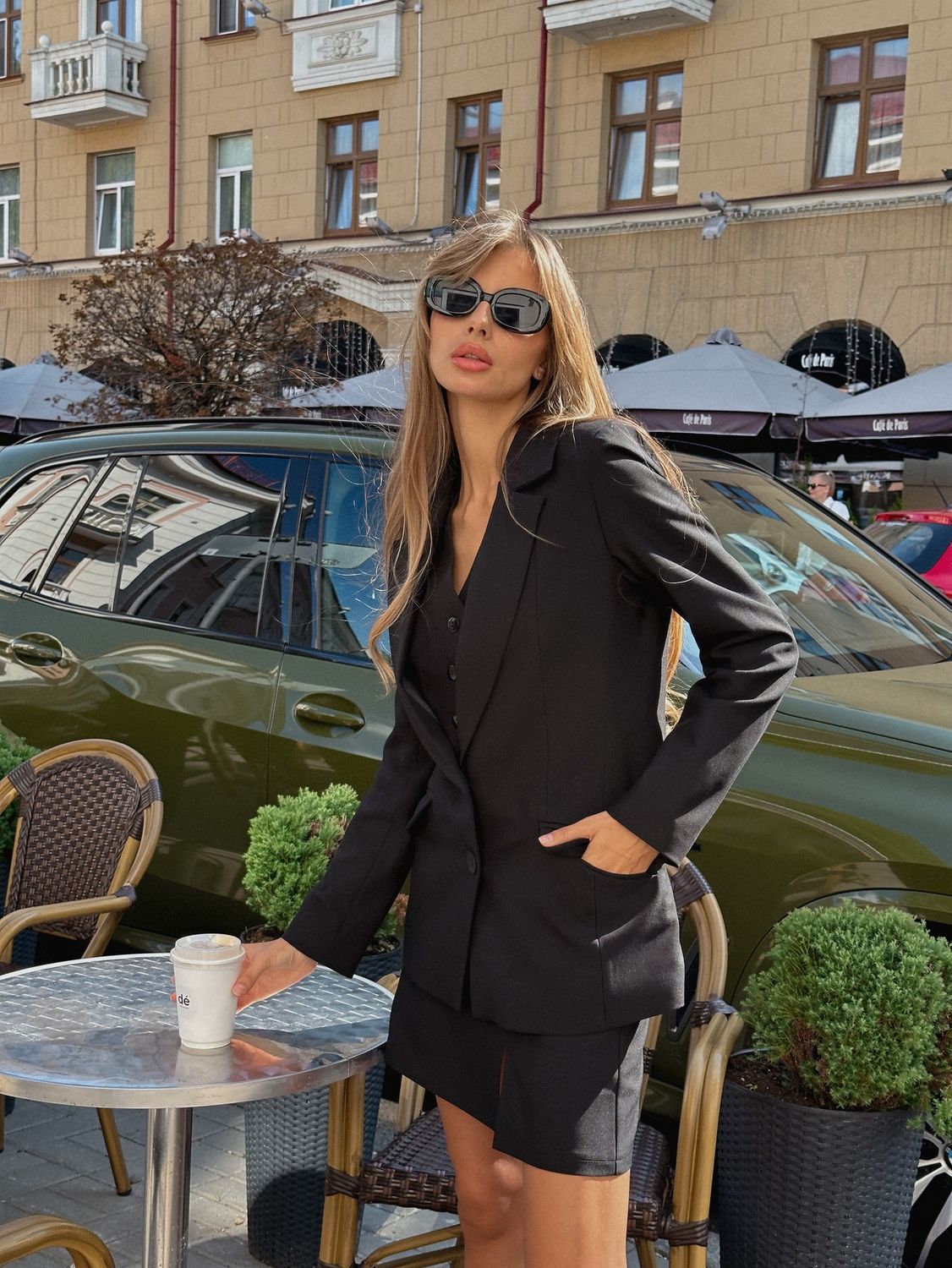 Приталенный пиджак BLACK CLASSIC