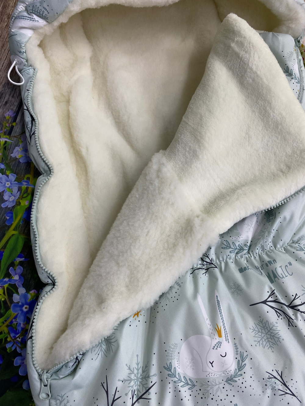 Комплект на выписку новорожденного "Зефирка" (2 предмета) (Цвет: Синий)