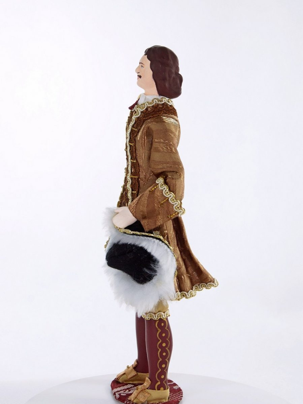 Кукла интерьерная Потешного промысла Пётр Первый в бальном костюме