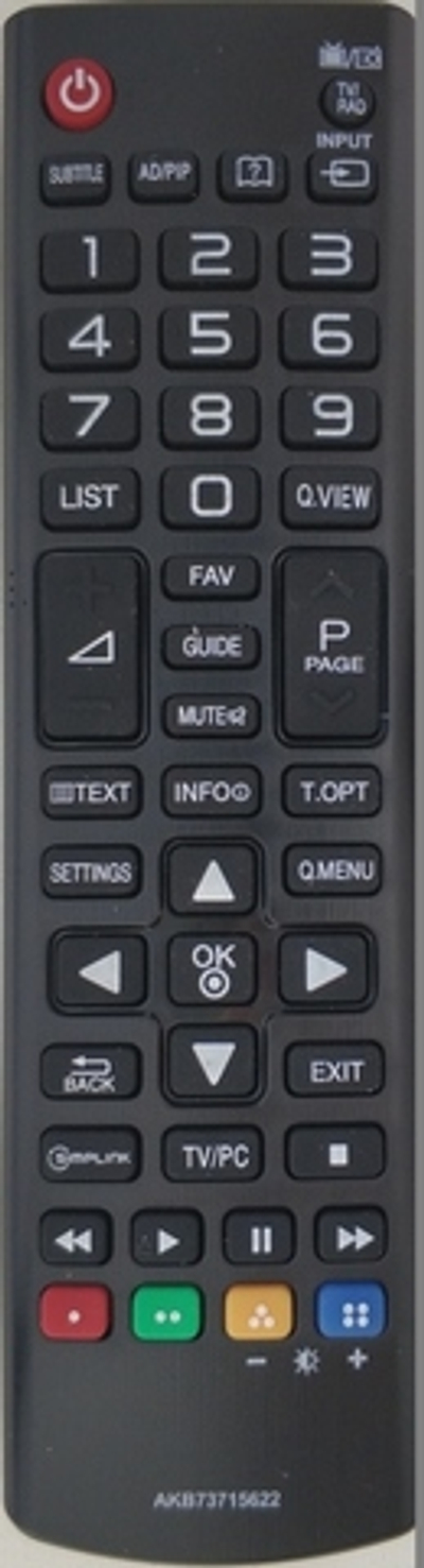 Пульт для телевизора LG AKB73715622
