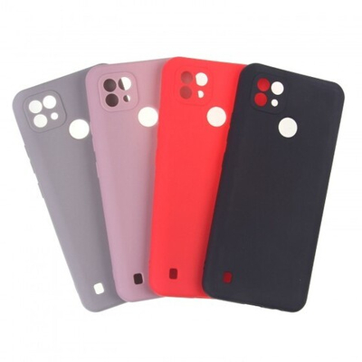 Чехол для Realme C21, ТПУ, 011010 Серый