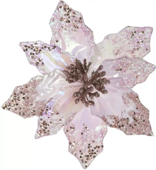 Магнолия на клипсе Версаль 18*7 см., пудровый, Koopman (YZH502390/1)