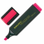 Текстовыделитель BRAUBERG "ORIGINAL", РОЗОВЫЙ, линия 1-5 мм, 151683