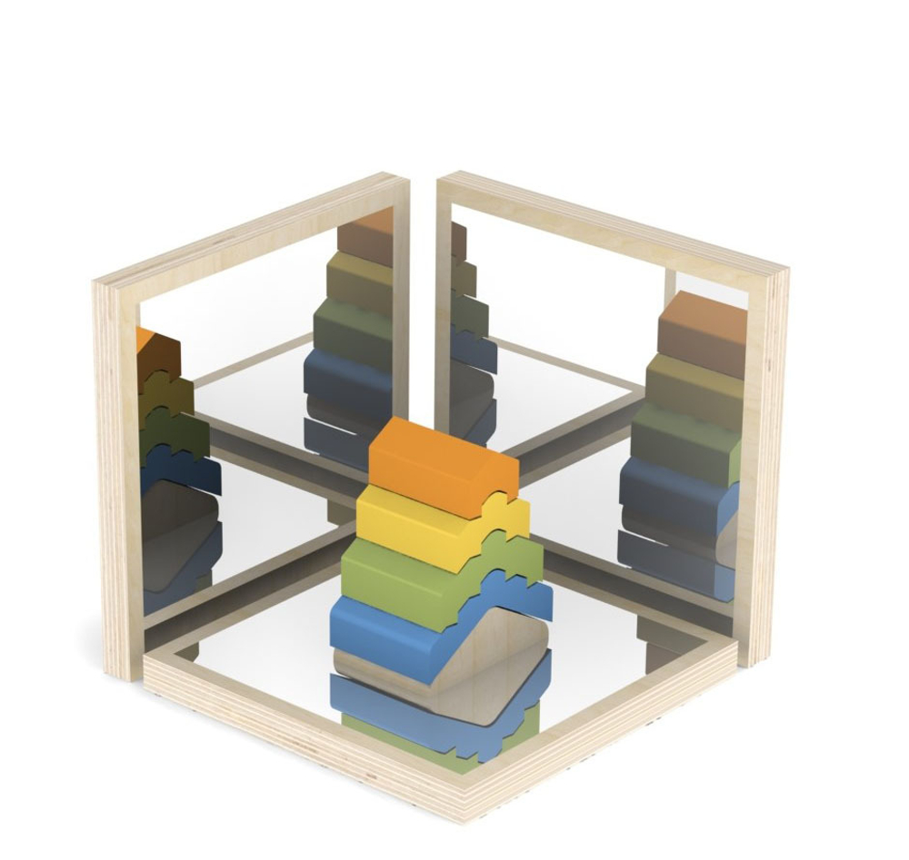 Зеркальные панели Учёный кот