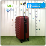 Средний чемодан L'Case Phatthaya, бордовый
