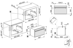 Встраиваемая микроволновая печь Smeg SO4301M0N