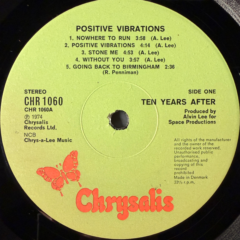 Ten Years After ‎– Positive Vibrations (Дания 1974г.) Т