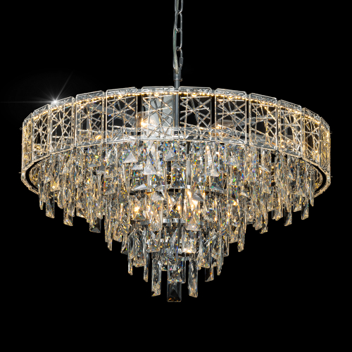 Citilux SAGRADA CL317261 Люстра хрустальная подвесная Хром