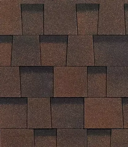 Ламинированная черепица Docke Серия Dragon Standard, тёмно-коричневый  2.38м2