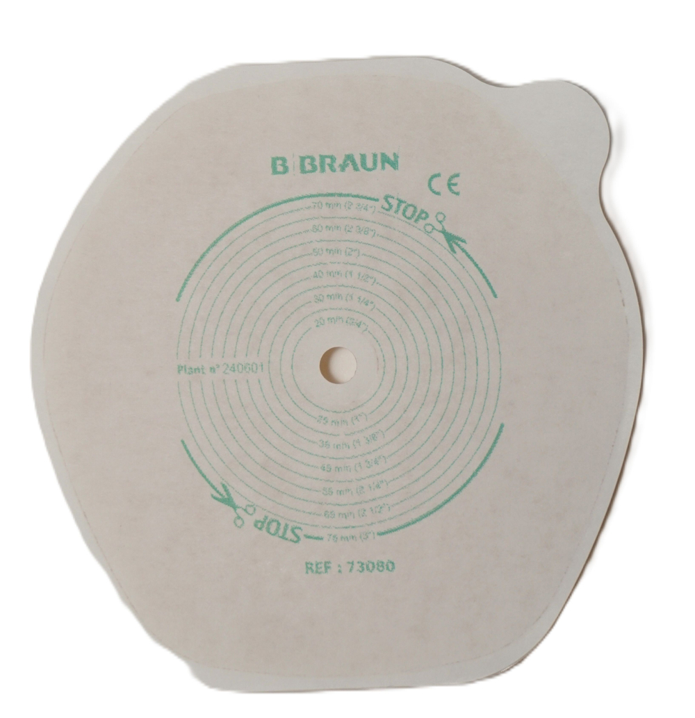 Пластины для калоприемника плоские Алмарис Преференс B.Braun 80 мм, артикул 73080, 10 штук