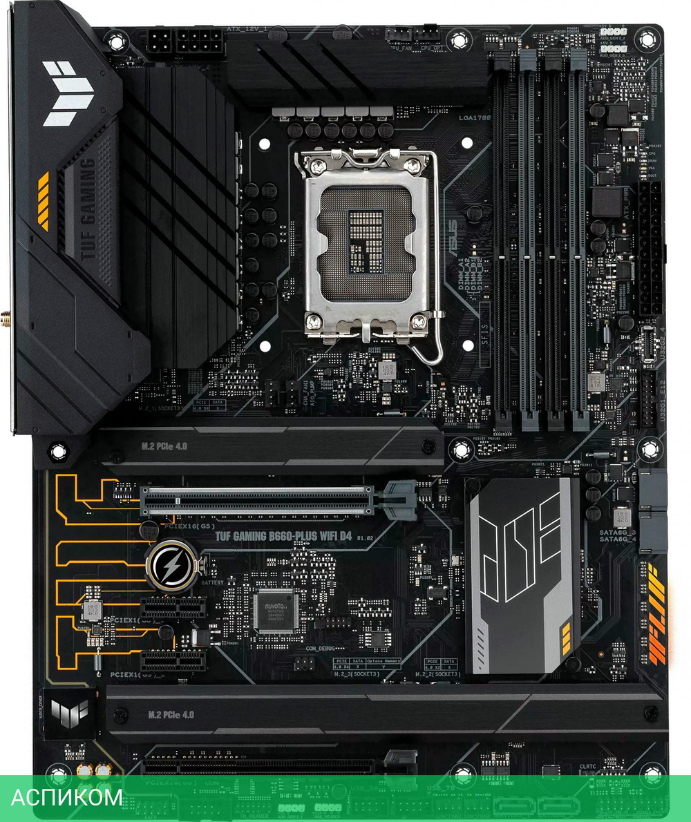Материнская плата ASUS TUF Gaming B660-Plus WiFi D4 DDR4