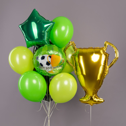 Шар (33''/84 см) Фигура, Кубок Чемпиона, Золото, 1 шт. в уп.