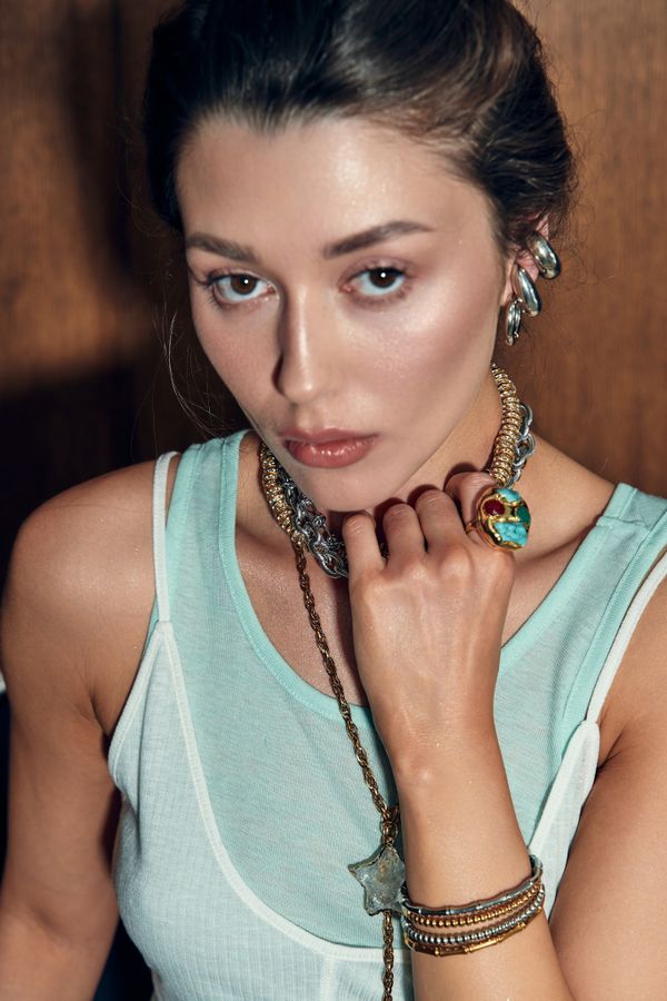 Браслет Bamboo с эмалью