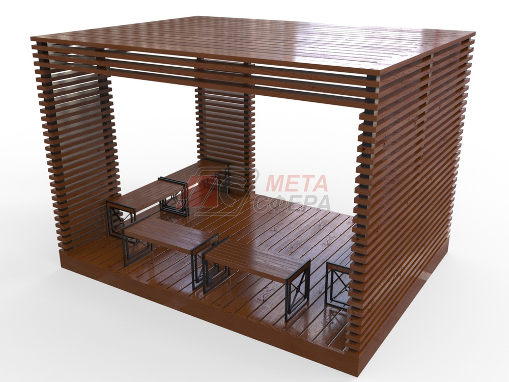 Пергола Эстетика без лавок