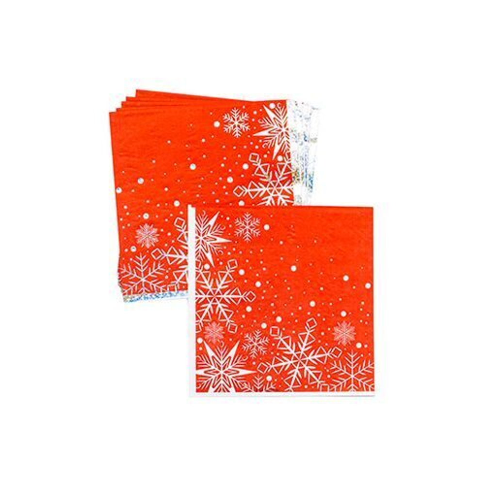 Салфетки Снежные Искры, 25см