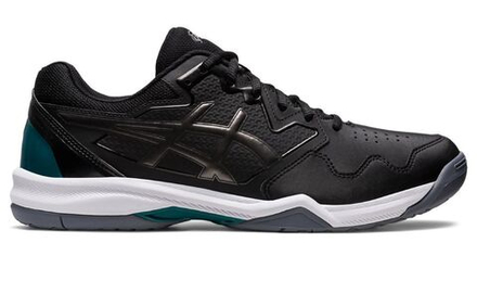 Мужские кроссовки теннисные Asics Gel-Dedicate 7 - black/gunmetal