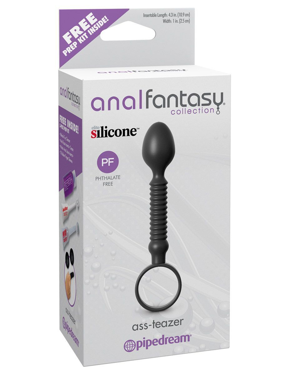 Анальный стимулятор Anal Fantasy Collection Ass-Teazer - 14,6 см. (Цвет: черный)