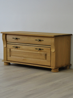 Скамья в прихожую Сюзанна из сосны, обувница