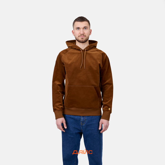 Толстовка мужская Carhartt WIP Hooded Cord артикул:I029101_tawny - купить в магазине Дайс