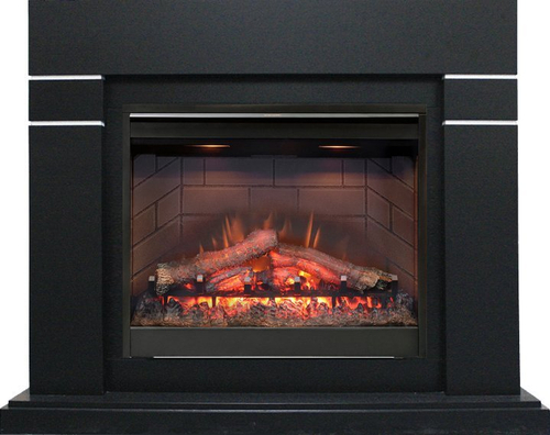 Каминокомплект Lindos - Черный (Высота 985мм) с очагом Symphony 26'' DF2608-INT