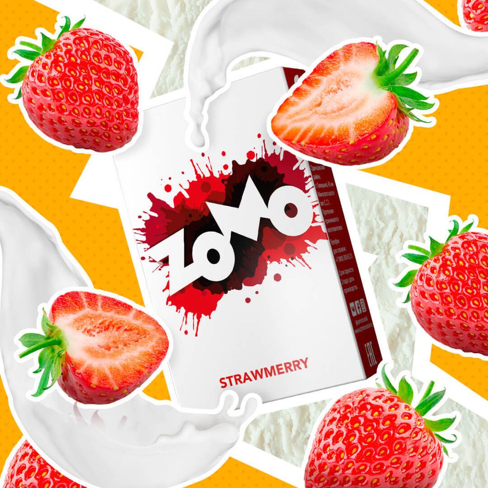 Zomo - Strawmerry (Клубника со сливками) 50гр.