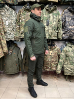 Демисезонный костюм "Combat" SoftShell Олива, 100% полиэстер (Турция)