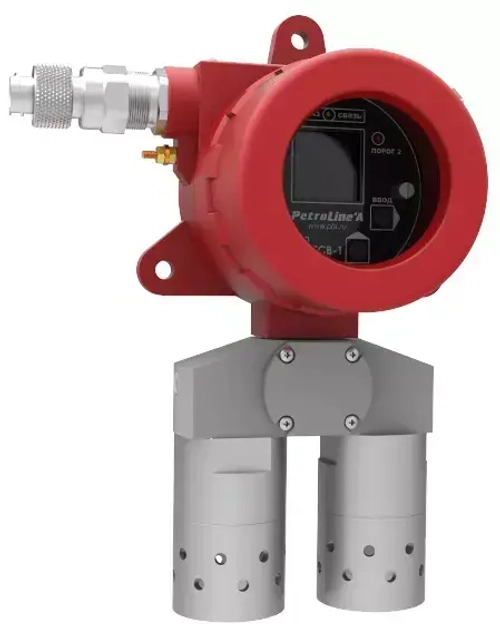 ГСВ-1К газоанализатор комбинированный взрывозащищённый на ДВК метана (СН4) и сероводород (H2S) стационарный