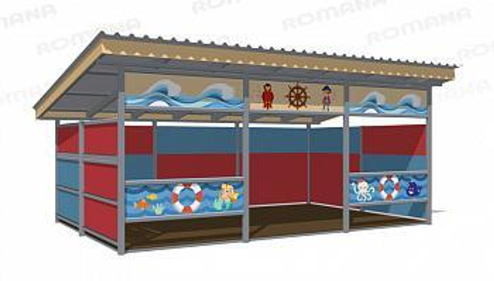 Веранда Romana 301.48.00-01 для уличной площадки