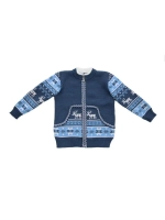 Кофта вязаная на молнии