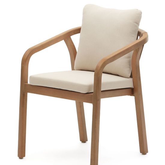 Malaret Стул из массива эвкалипта и белого шнура