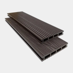 Террасная доска из ДПК Best decking WIDE 190*24 пустотелая 3D Тиснение/вельвет Цвет Венге