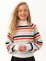 Джемпер для девочки AT1215 мультиколлор