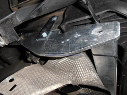 Оцинкованный фаркоп на Citroen C5 II лифтбек 2004-2008 (без электрики), Galia C039A