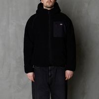  Куртка мужская Dickies Central High Pile Hooded артикул:DK0A87NVBLK1 - купить в магазине Дайс