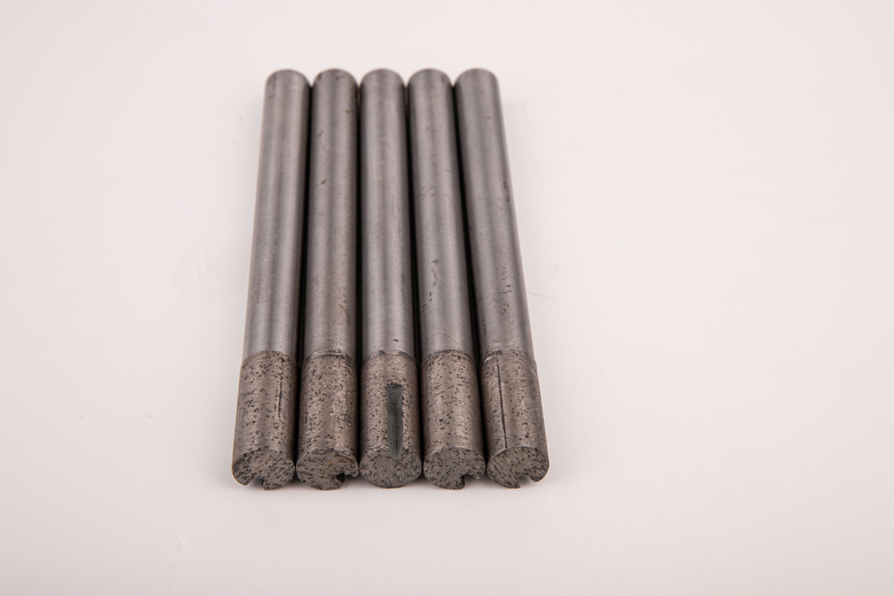 Фреза спеченная алмазная с плоской головкой для гранита 12*25*120(130)