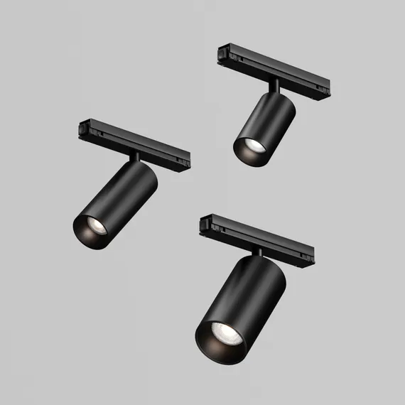 Уличный трековый светильник Фокус / Focus Led Exility IP 4000К 15Вт 36° черный Outdoor o-tr02-1-s-15wb4k