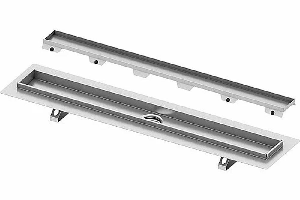 Душевой лоток TECE Drainline plate II 120 комплект, хром